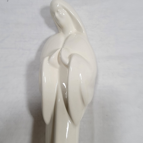 Haeger Pottery #272 Praying Madonna Mary Figurine Statue 11 1/2" Ivory White - Picture 4 of 9